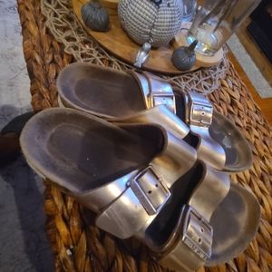 Birkenstock rose gold 7 7.5